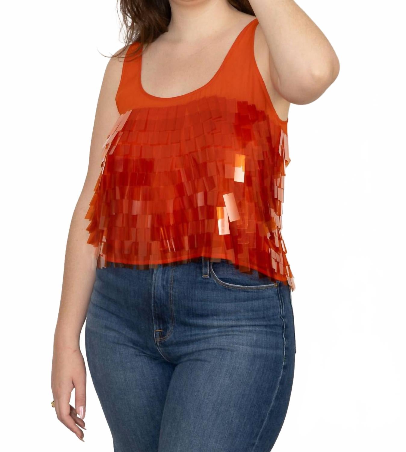 

Арика топ в оранжевом Tela