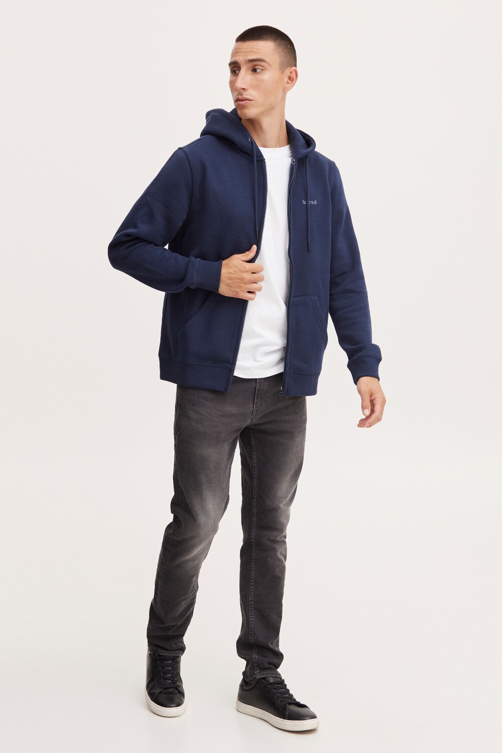 

Толстовка BLEND Kapuzensweatjacke BHDownton Zipthrough 20714494, синий