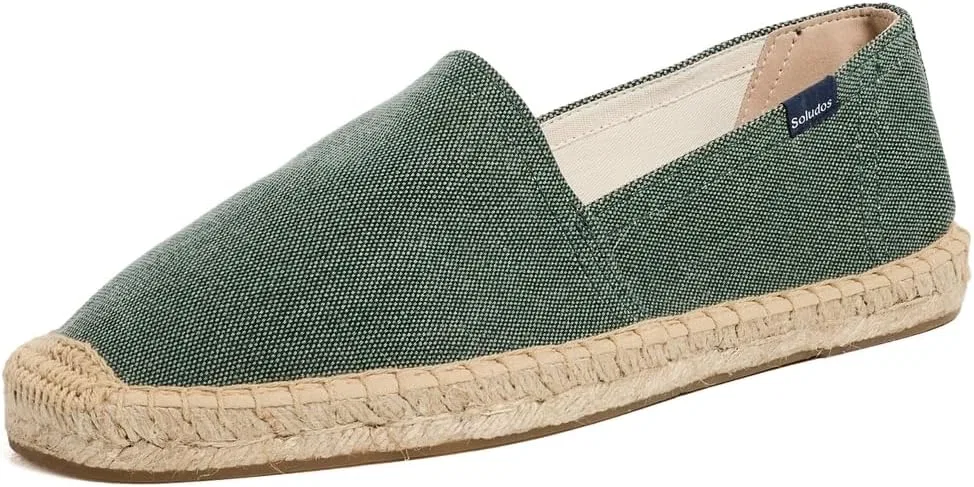 Мокасины Soludos Original Espadrille, винтажный зеленый