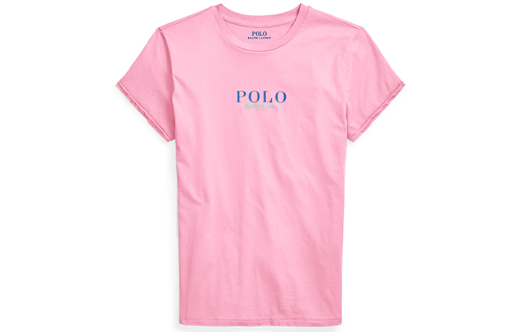 

Polo Ralph Lauren Футболка женская розовая, Розовый, Polo Ralph Lauren Футболка женская розовая