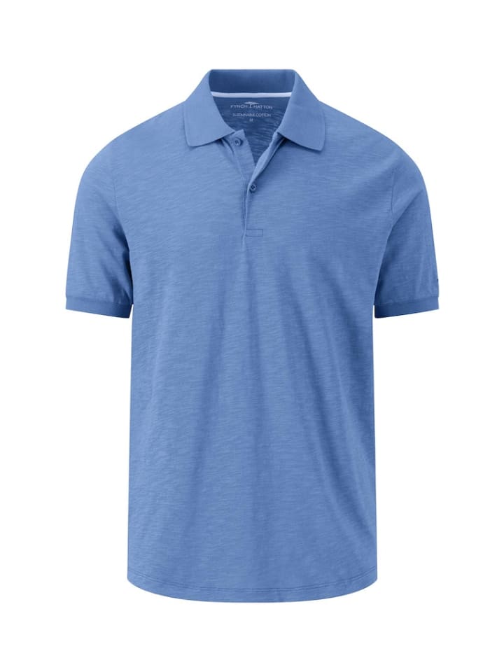 

Рубашка-поло синего цвета FYNCH-HATTON