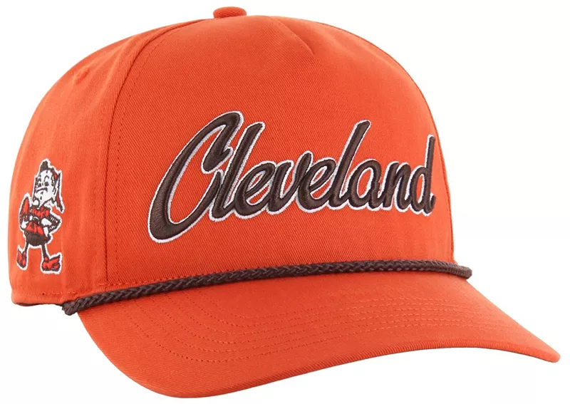 

Мужская регулируемая кепка Cleveland Browns Overhand Hitch '47 оранжевого цвета с возвратом