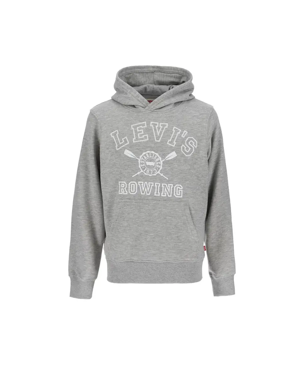 

Толстовка с капюшоном для мальчиков Levi's Varsity Rowing, серый