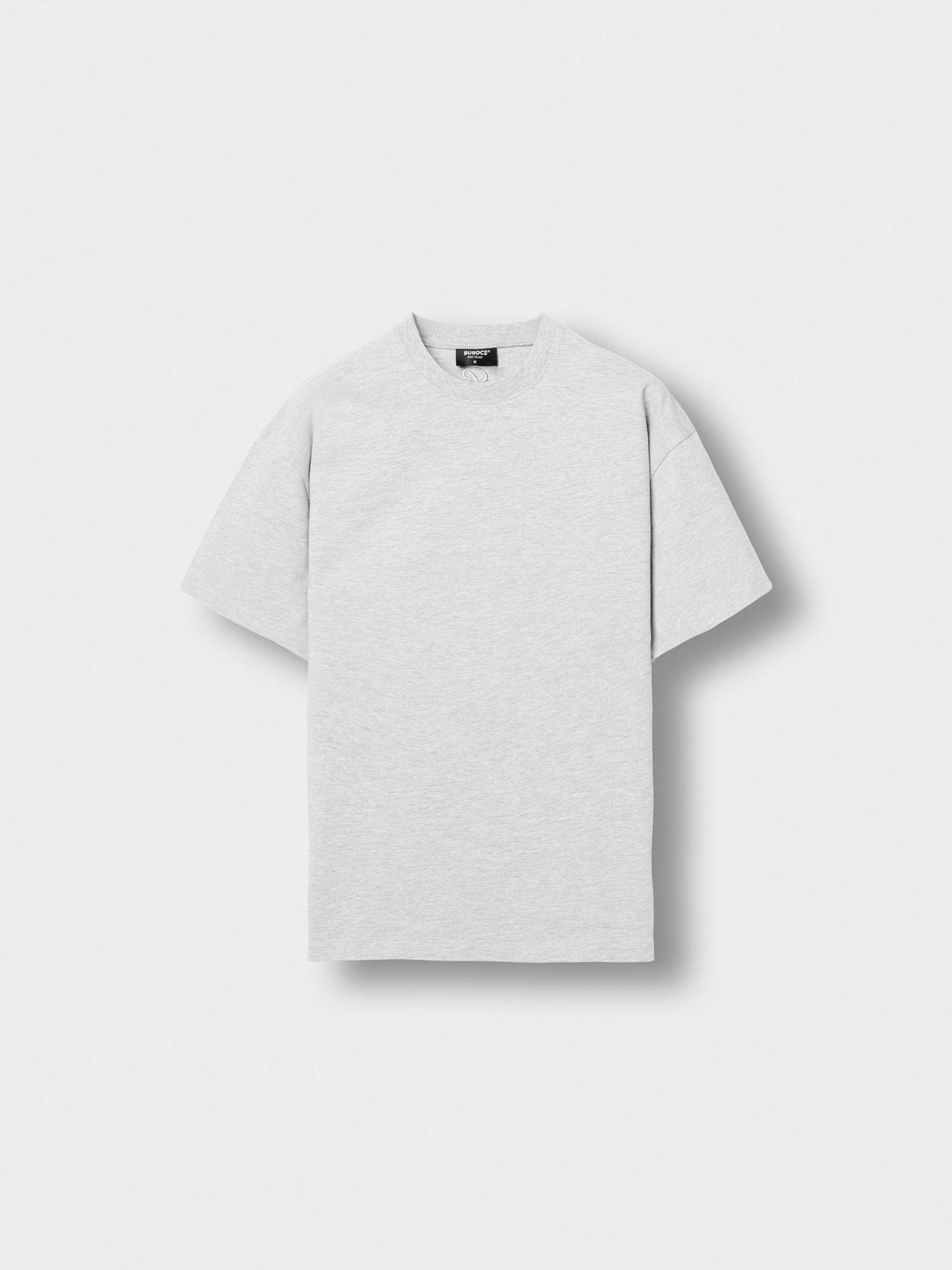 

Burocs Футболка 'Regular' в светло-сером цвете