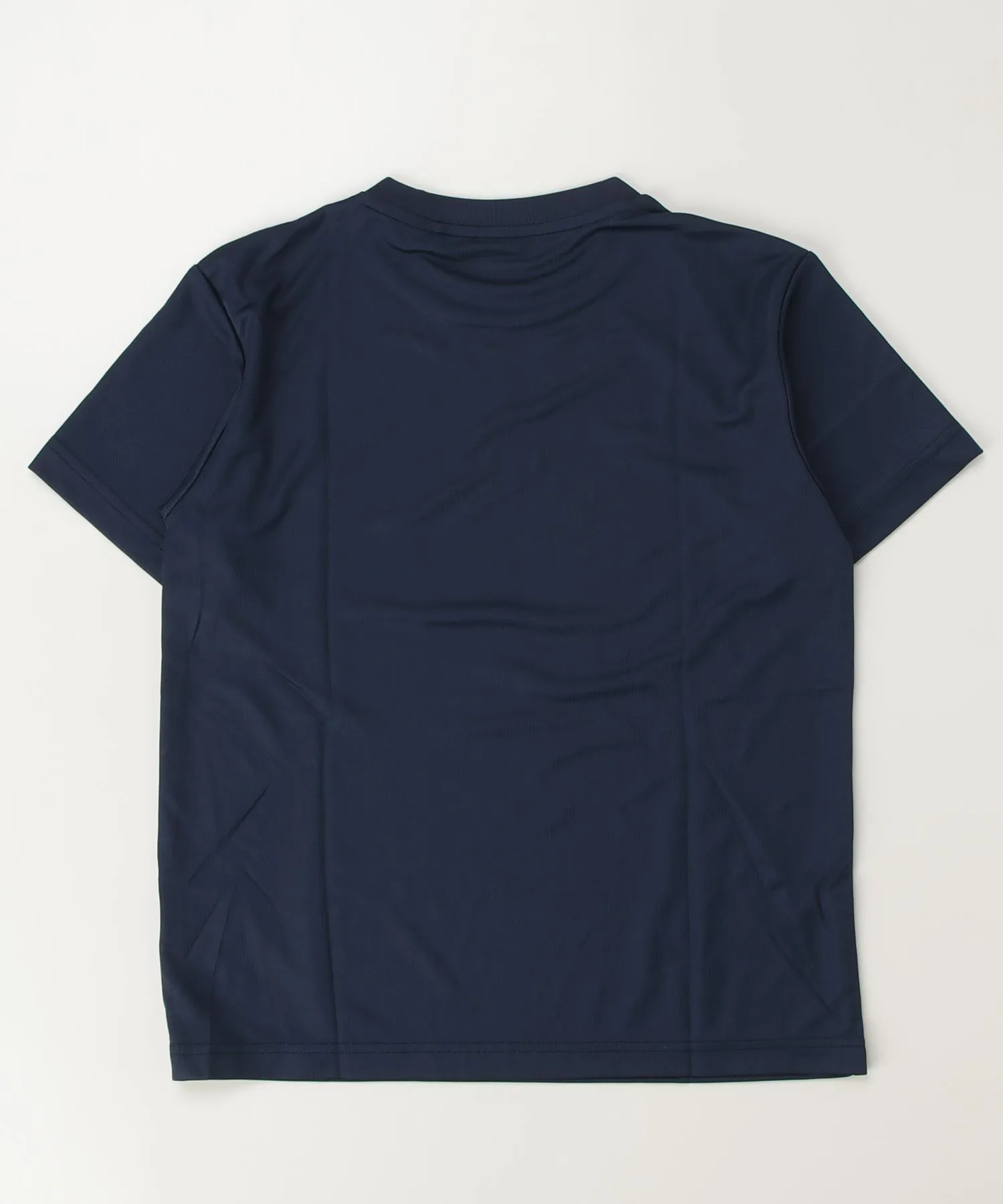 Детская футболка с быстрой сушкой и защитой от UV MIZUNO NAVI DRY T-SHIRT синяя — фото 2