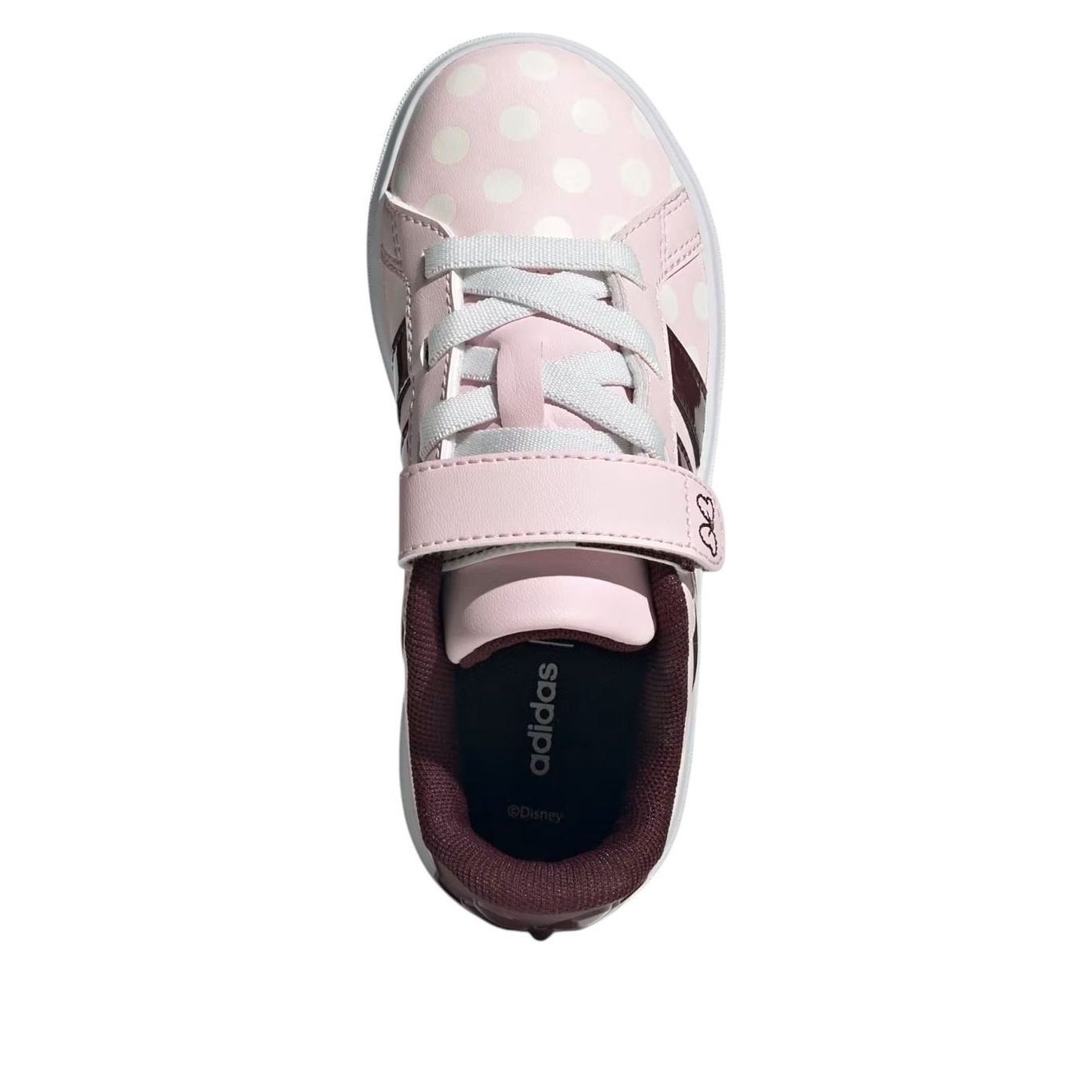 Кроссовки (GS) adidas x Disney Minnie Mouse Grand Court 'Clear Pink Aurora Ruby' — фото 3