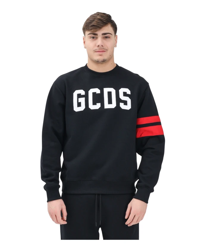 

Черный свитер с круглым вырезом, весна-лето Gcds, черный