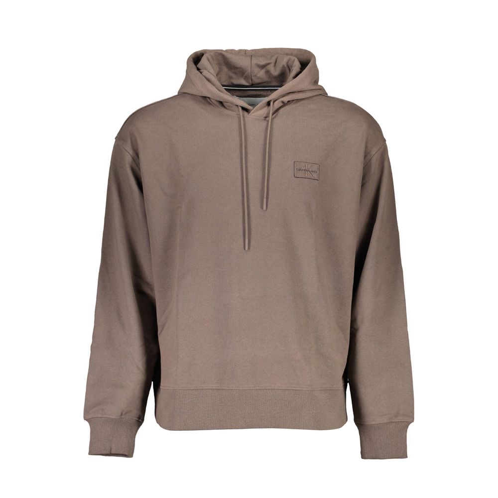 

Коричневый хлопковый свитшот Calvin Klein, Brown