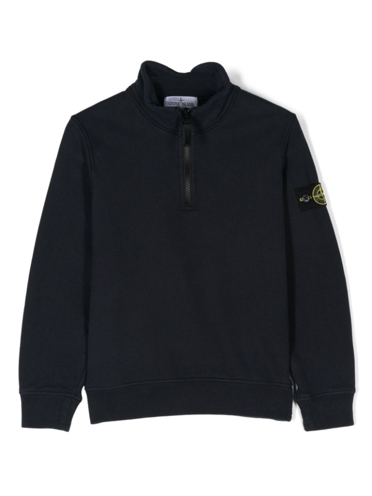 

Stone Island Junior толстовка с нашивкой Compass, синий