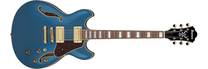 

Электрогитара Ibanez AS73 w/ Gold Hardware - Prussian Blue Metallic AS73GPBM