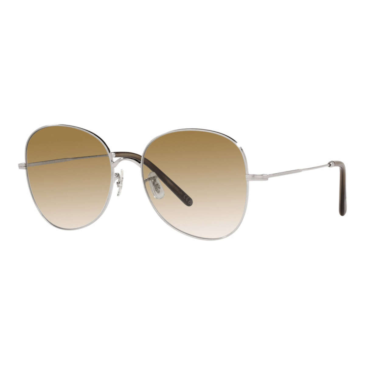 

Женские солнцезащитные очки Oliver Peoples, матовые, серебристые, 56 мм