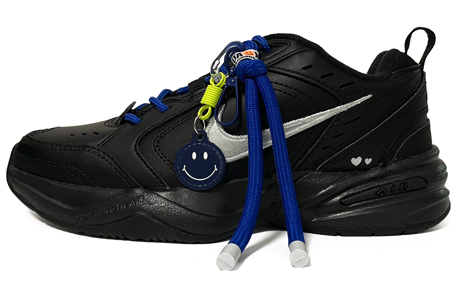 

Кроссовки Nike Air Monarch 4 Chunky Sneakers Unisex Low-top Silver, черный