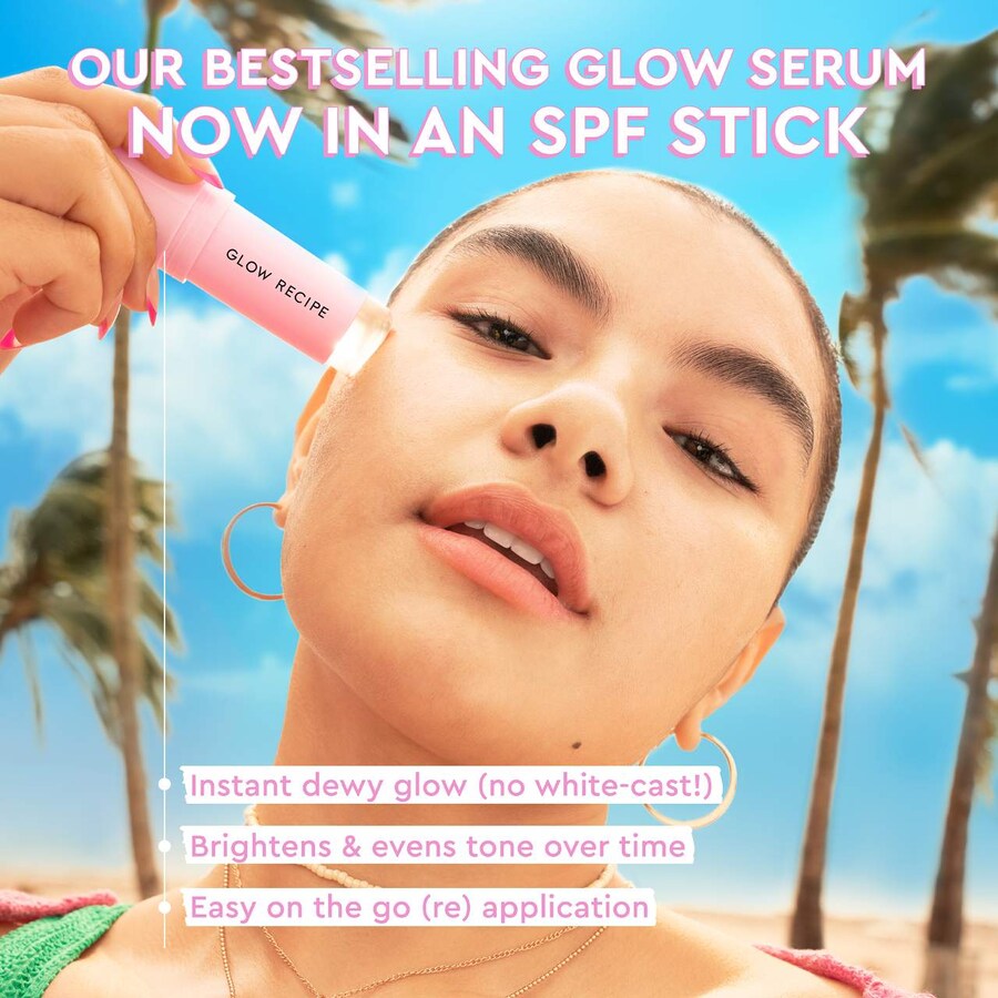 Солнцезащитный стик для лица Watermelon Glow с ниацинамидом и SPF 45 Glow Recipe, 0.58 oz/16.5g — фото 2
