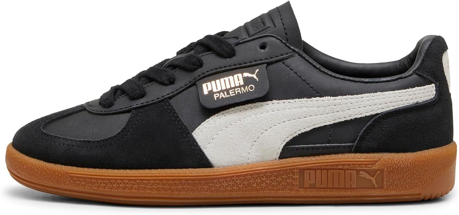 Кроссовки Puma Boys Palermo (Big Kid), черный/серый — фото 3
