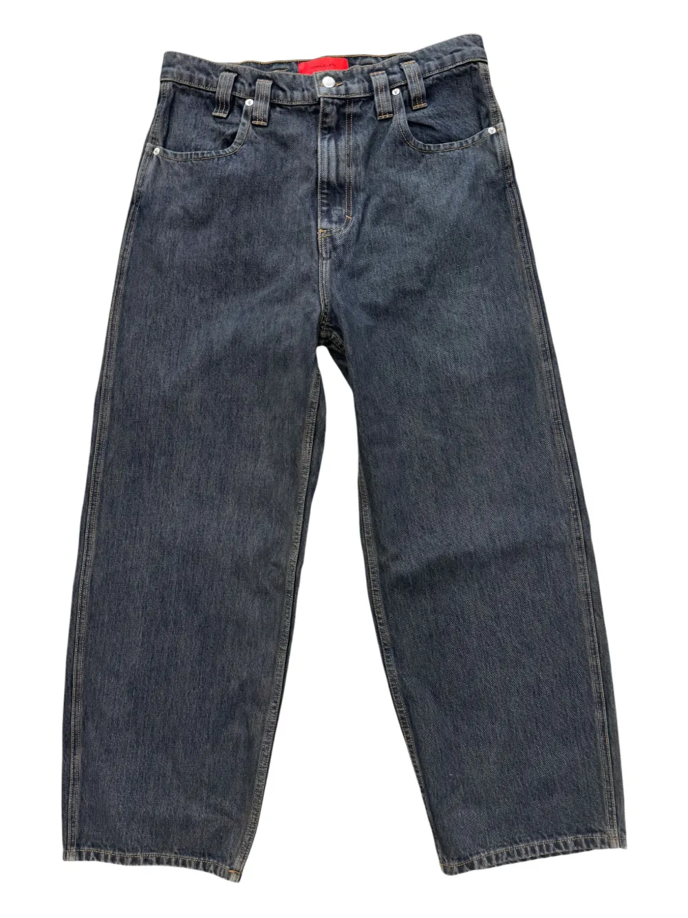 

Джинсы прямого кроя Eckhaus Latta, синий
