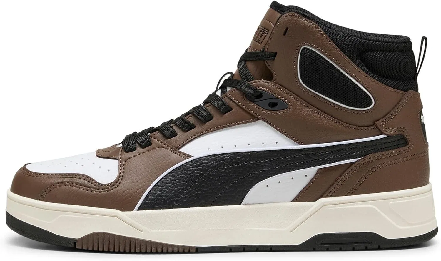 Мужские кроссовки Puma RBD Break Mid, White Black Flat Bronze Ah25 — фото 3