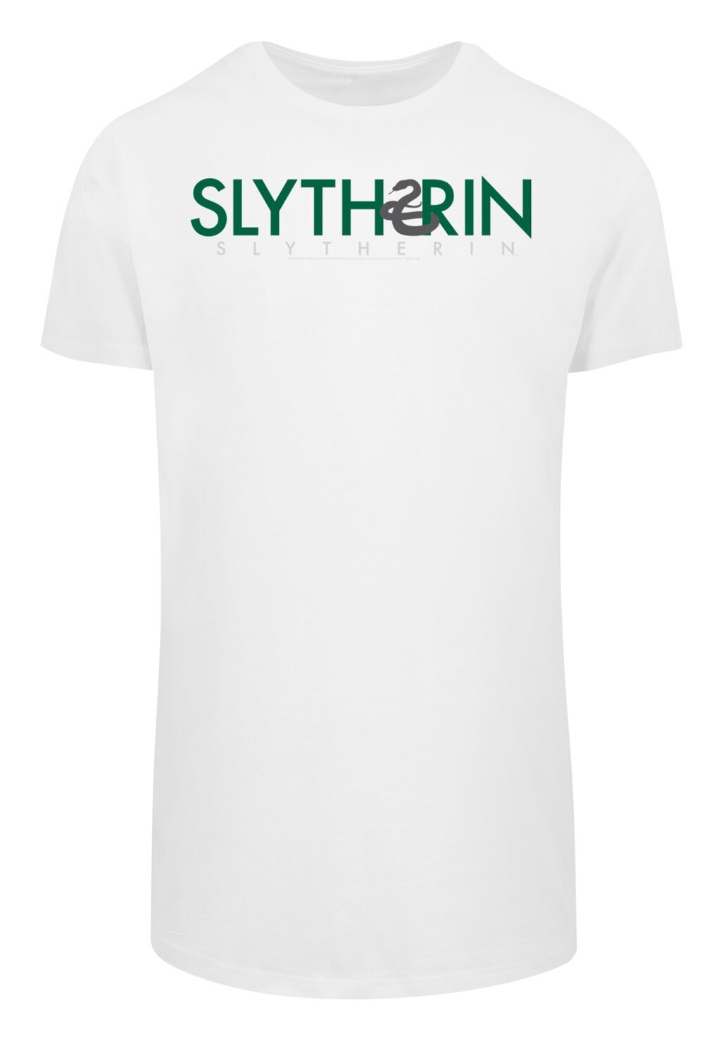 

Футболка с принтом HARRY POTTER SLYTHERIN TEXT F4NT4STIC, белый