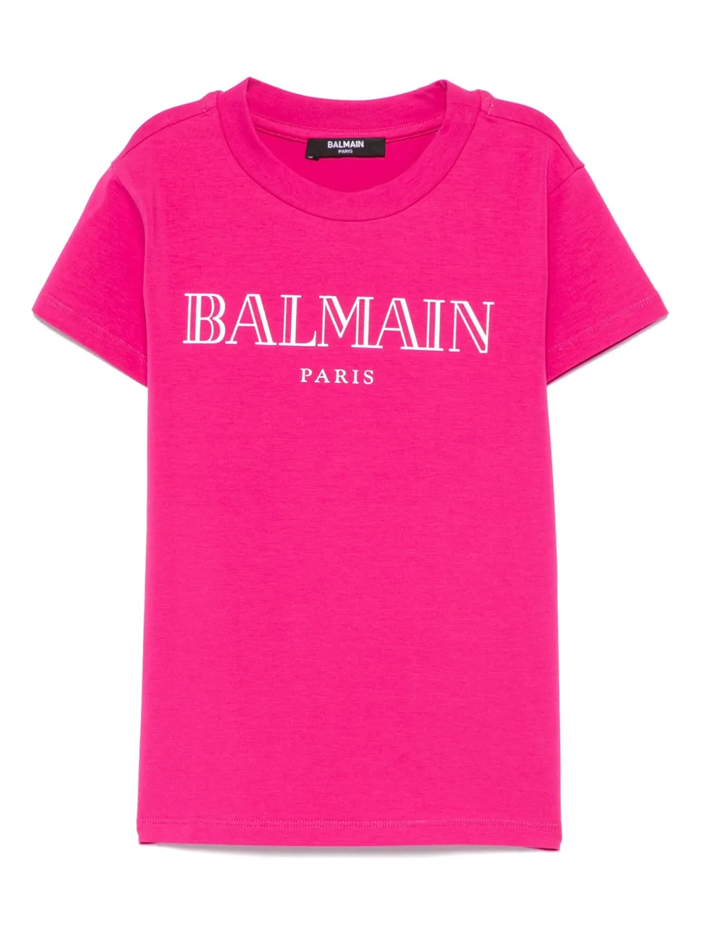 

Футболка с логотипом Balmain Kids, розовый