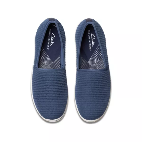 Женские кроссовки Cloudsteppers Breeze Stretch без застежек Clarks, синий — фото 4