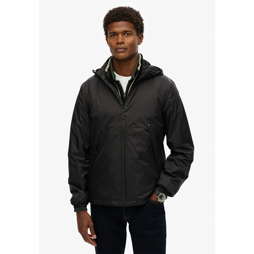 

Куртка Superdry Logo Windbreaker, черный