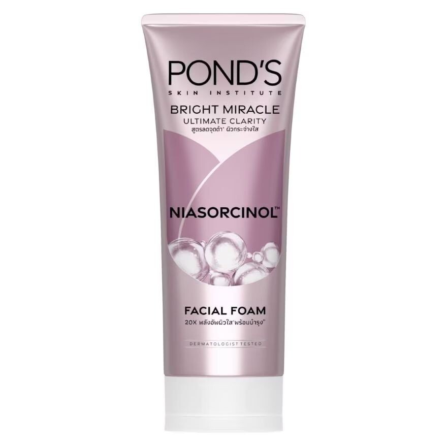 

Pond's Pond'S Bright Miracle Ultimate Clarity Пенка для лица с ниасорцином 90 г, Pink