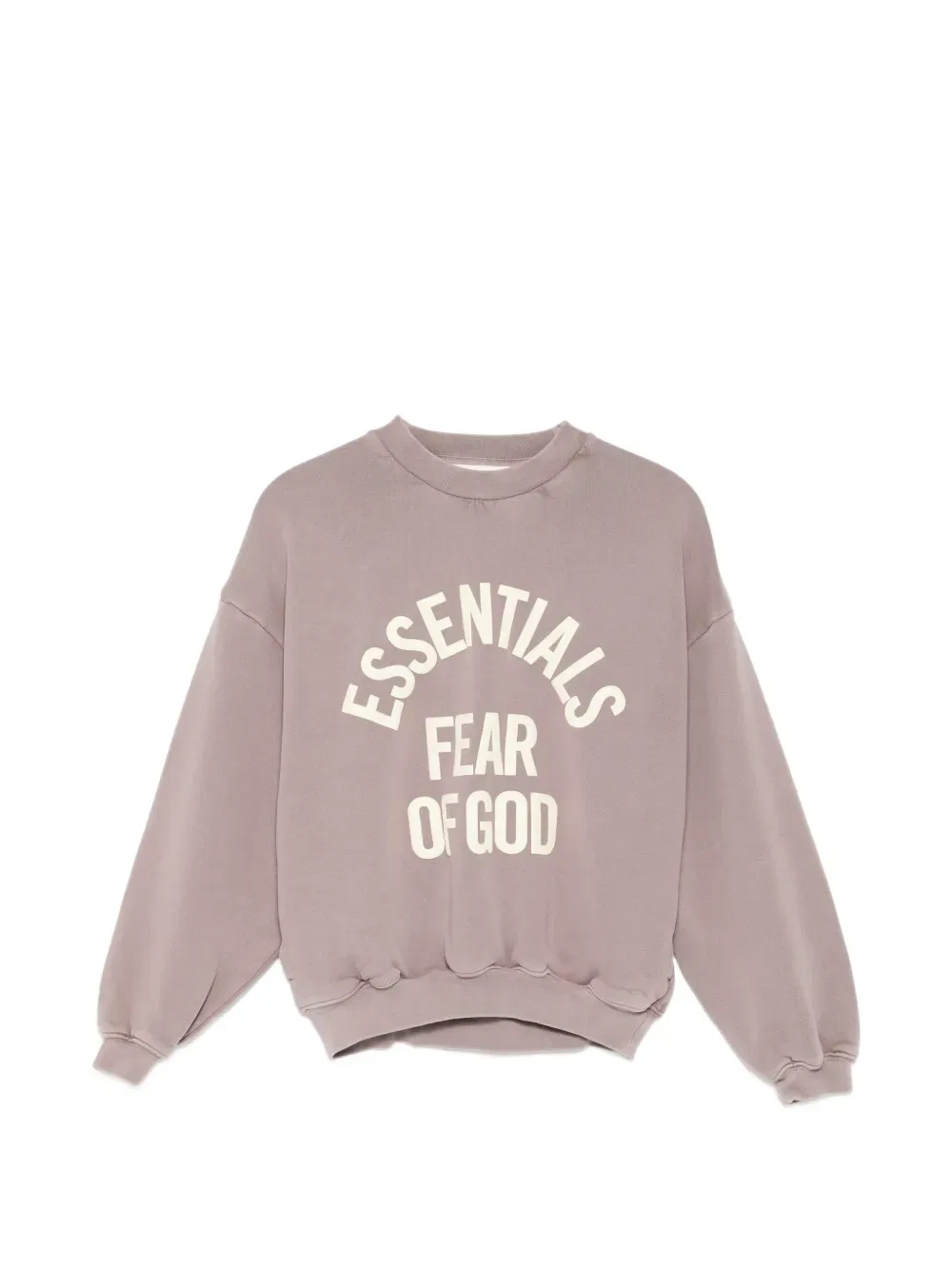 Толстовка с длинными рукавами и принтом логотипа Fear Of God Essentials Kids, фиолетовый