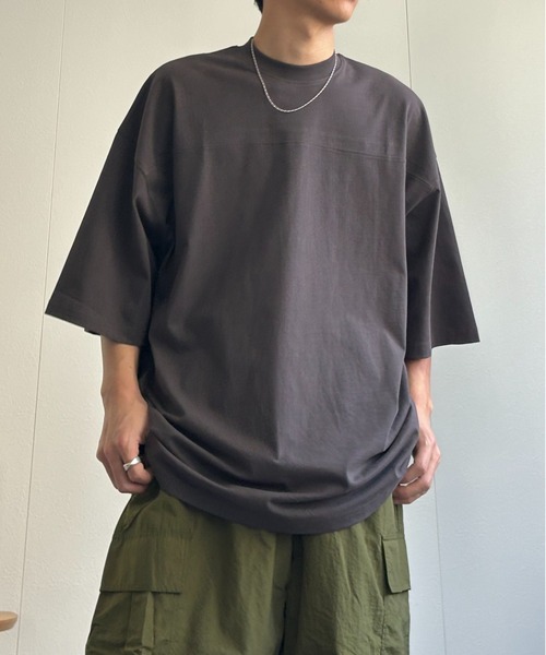 

CREARE -LINO- Футболка свободного кроя, хлопок, унисекс, бренд CREARE, цвет угольно-серый