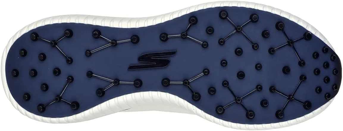 Мужские кроссовки для гольфа Skechers Max 2 Arch Fit водонепроницаемые без шипов, белый/синий — фото 2