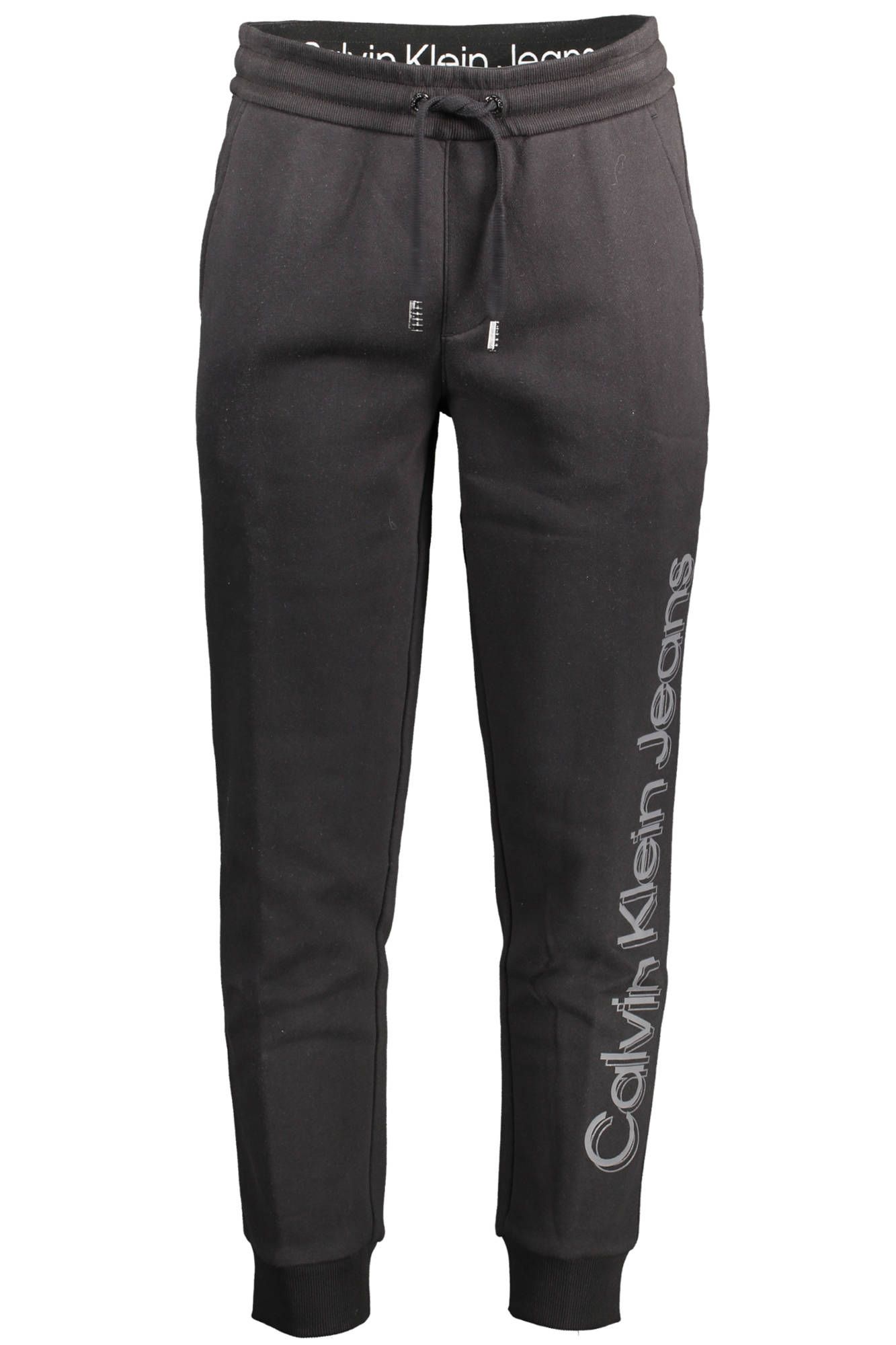 

Черные хлопковые мужские спортивные брюки Calvin Klein
