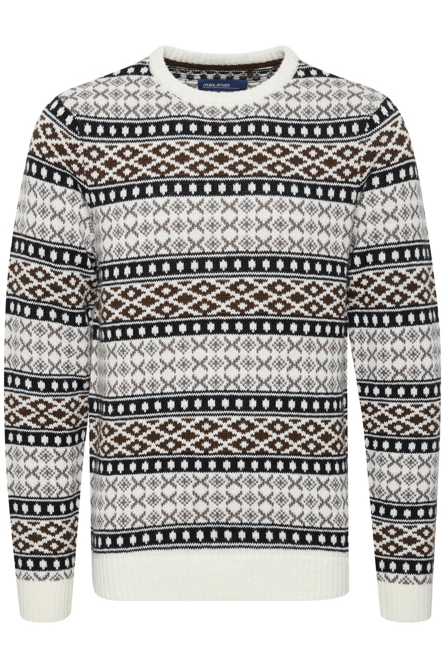 

Свитер BLEND Jorben, цвет Black/Wool white