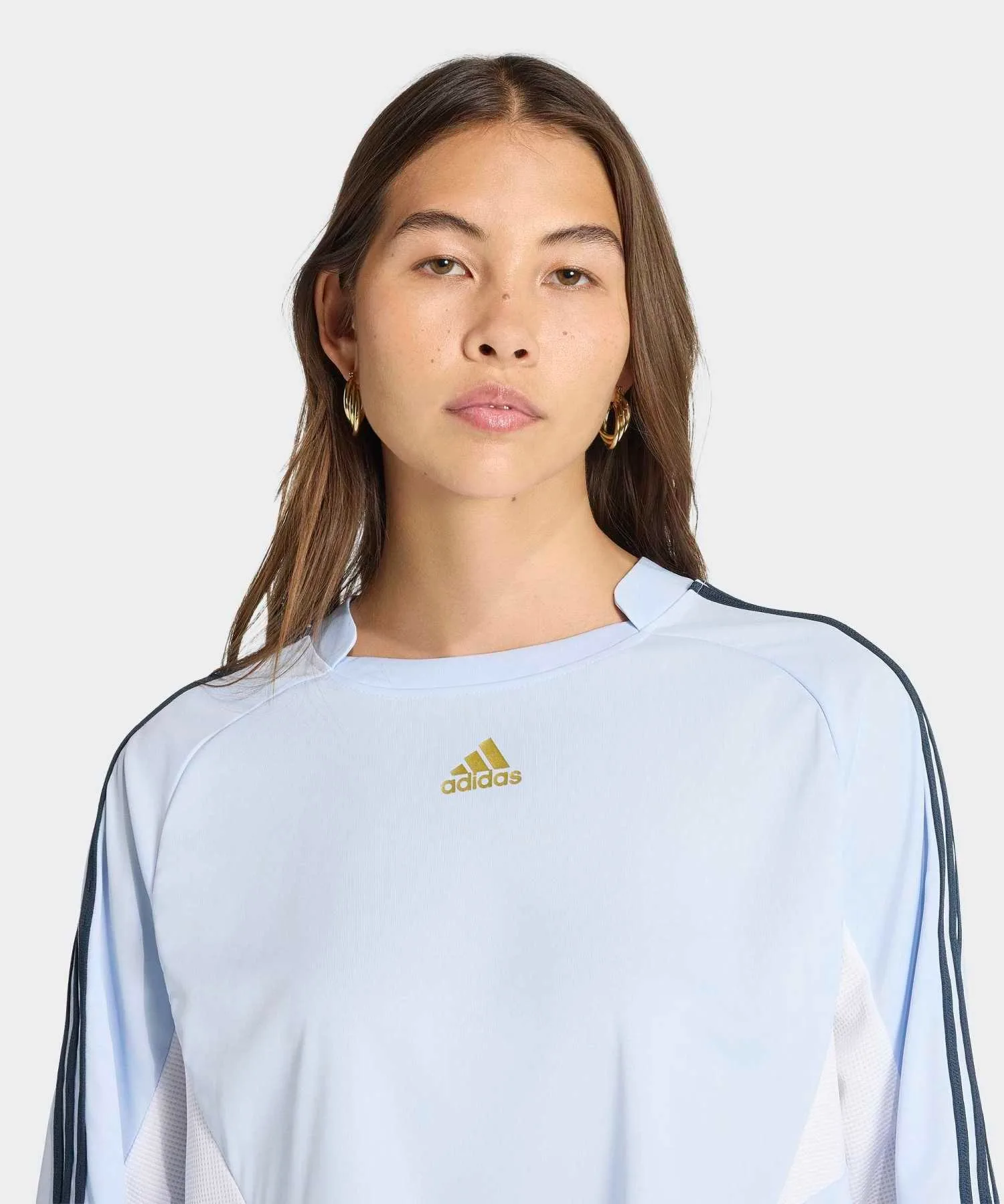 Женская футболка Team Geist 2.0 adidas Originals синяя — фото 3