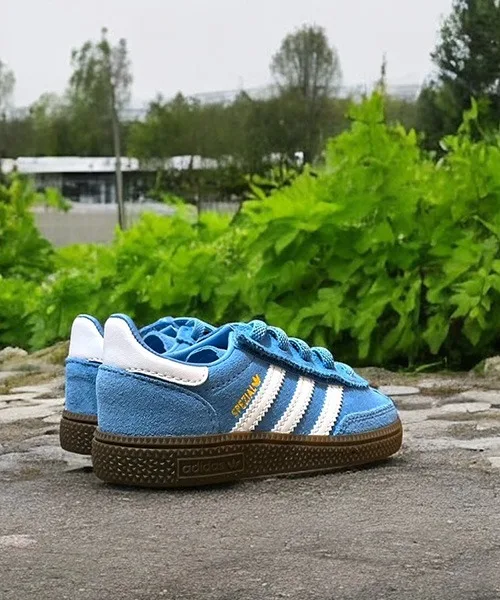 Кроссовки для хэндбола adidas Originals HANDBALL SPEZIALCF EL I синие — фото 2