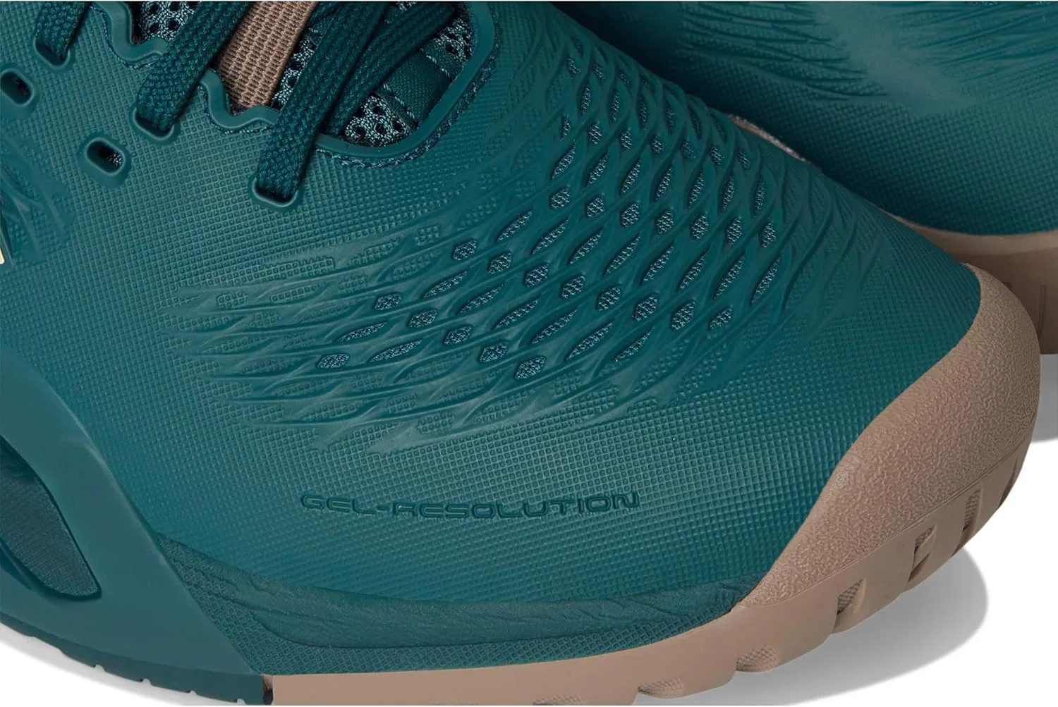 Мужские кроссовки для пиклбола ASICS Gel-Dedicate 8, Saxon Green/Birch — фото 2
