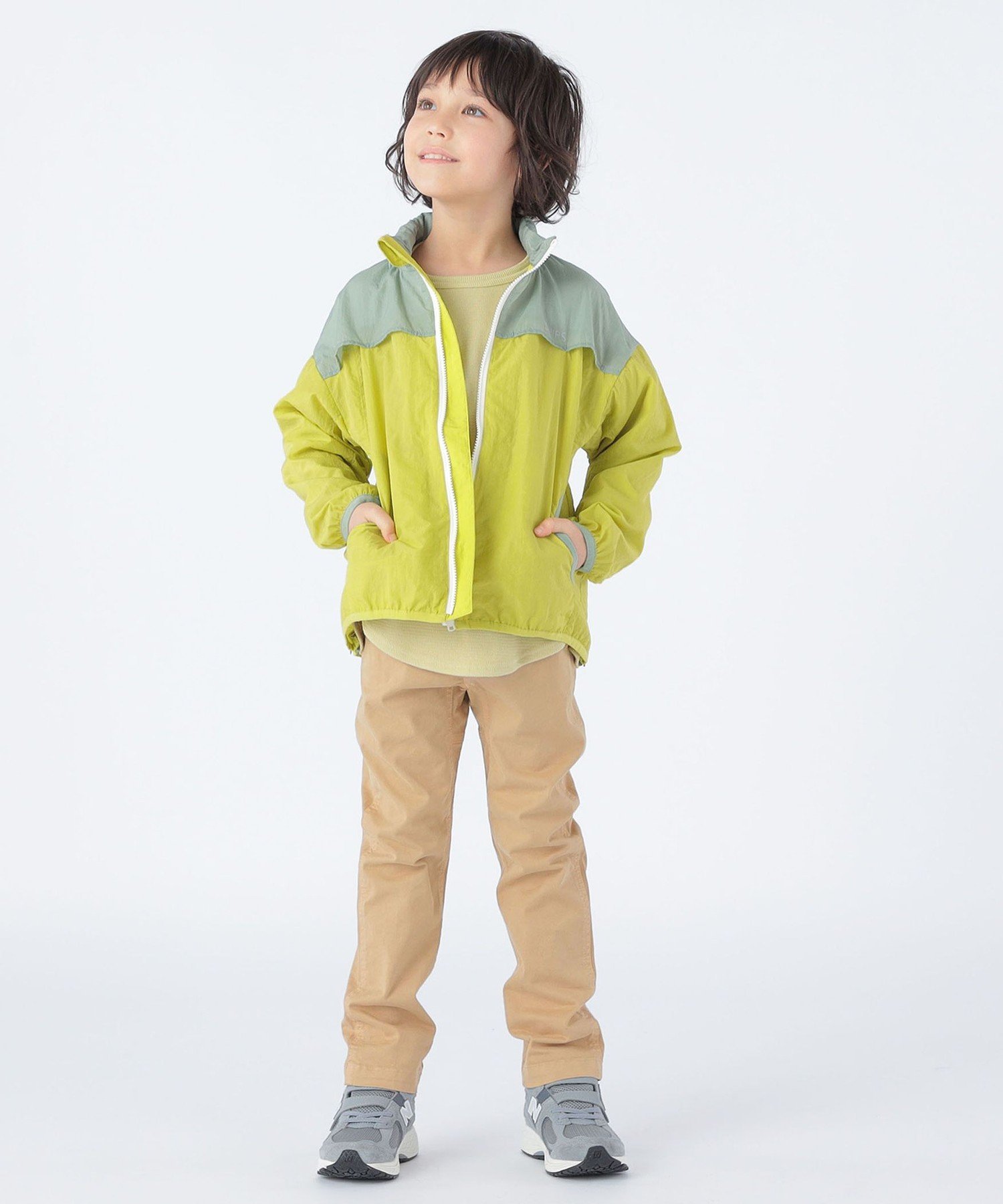 Gramicci: 100-160 см / Узкие эластичные брюки SHIPS KIDS, Khaki — фото 3