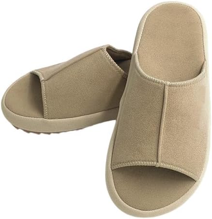 

Сандалии PXPUIQ ComfortStep с открытым носком из замшевой кожи и натуральной пеной из полыни - для дома, сада и прогулок, для женщин и мужчин - модная и поддерживающая обувь, зеленый