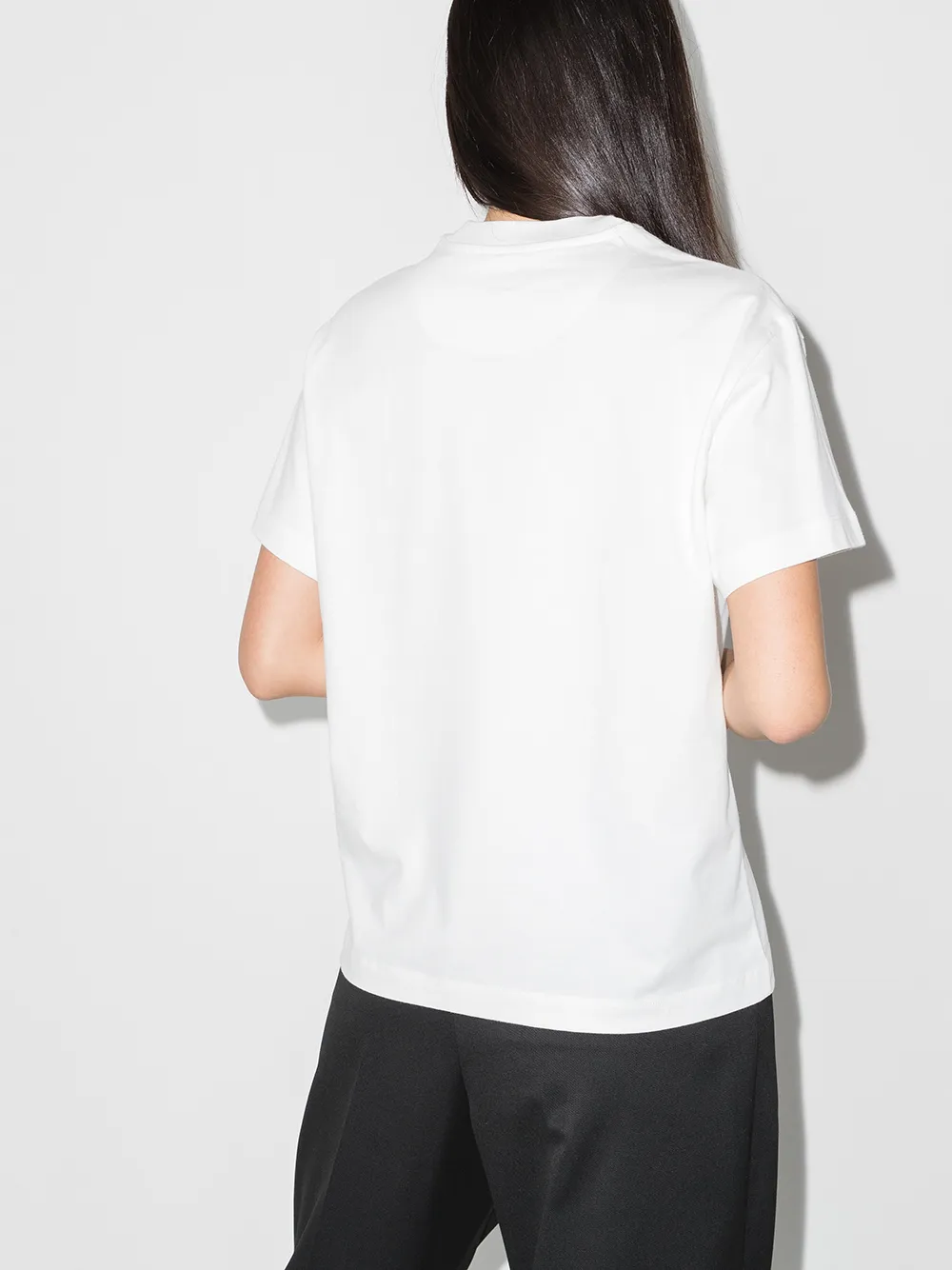 Комплект из трех футболок с нашивкой-логотипом JIL SANDER, белый — фото 3