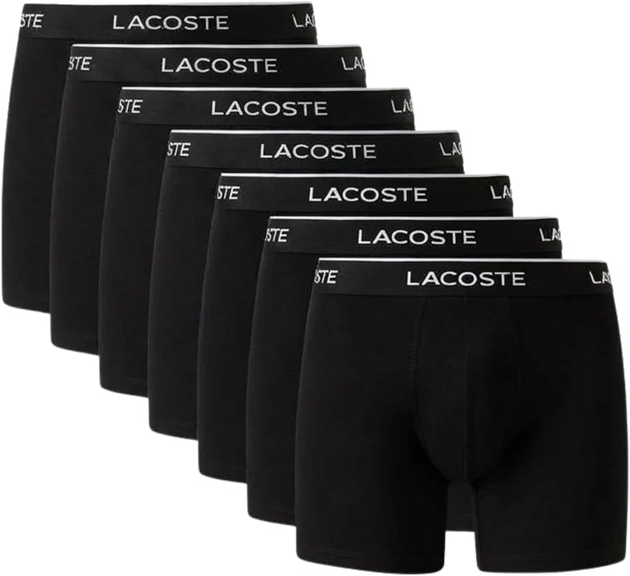 Боксеры Lacoste, хлопок с эластаном, черный