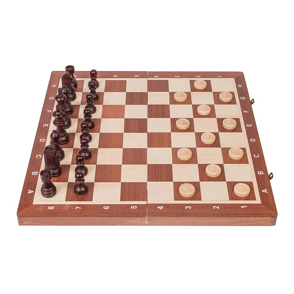 

Игра 2-1 Шахматы + Шашки SQUARE XL
