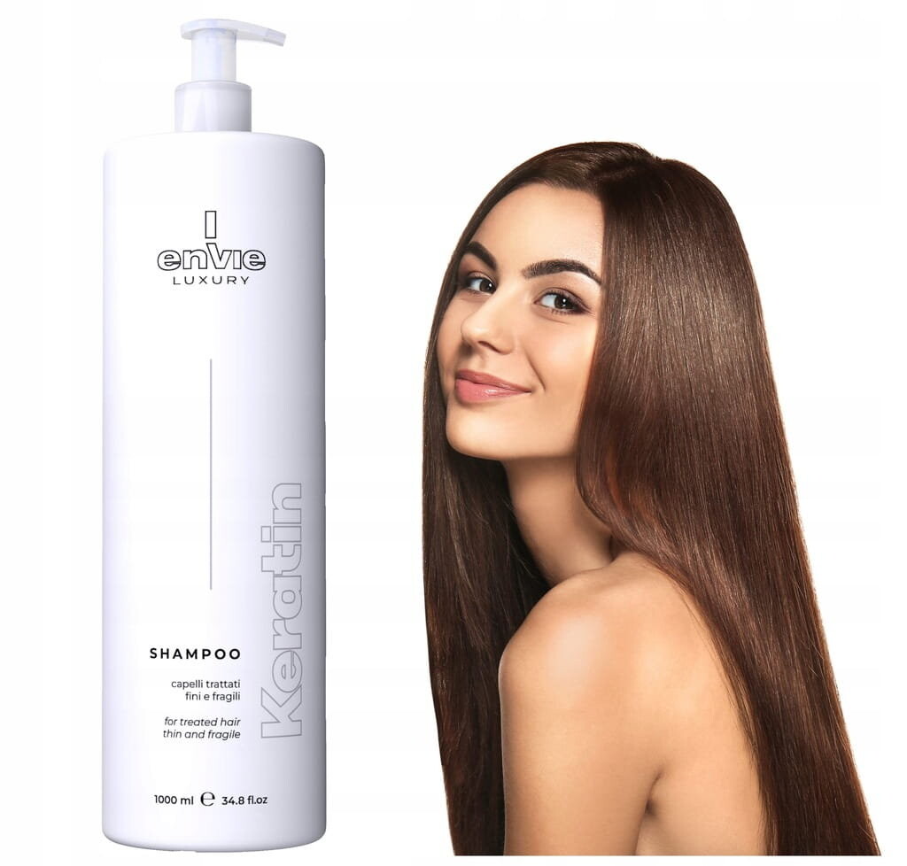 Envie Luxury Shampoo Keratin, Шампунь для волос с кератином, 1000мл Inna Marka — фото 3
