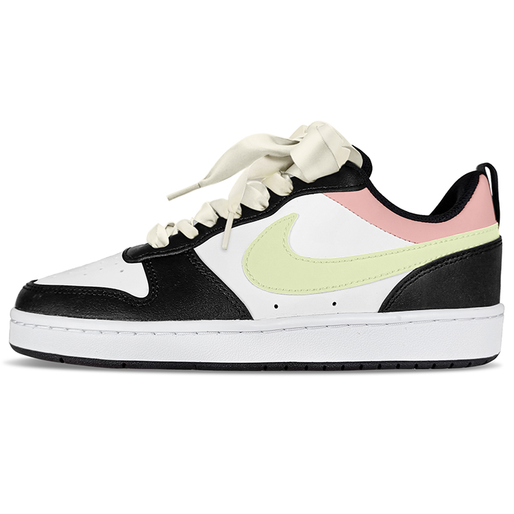 

Кроссовки Nike Court Borough Skateboarding Shoes Women's Low-top Pink Green, цвет Pink Moon/Nori/Magnet