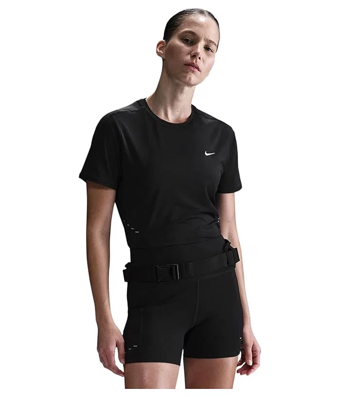 Футболка беговая Swift Dri-FIT Nike, Black/Reflective Silver