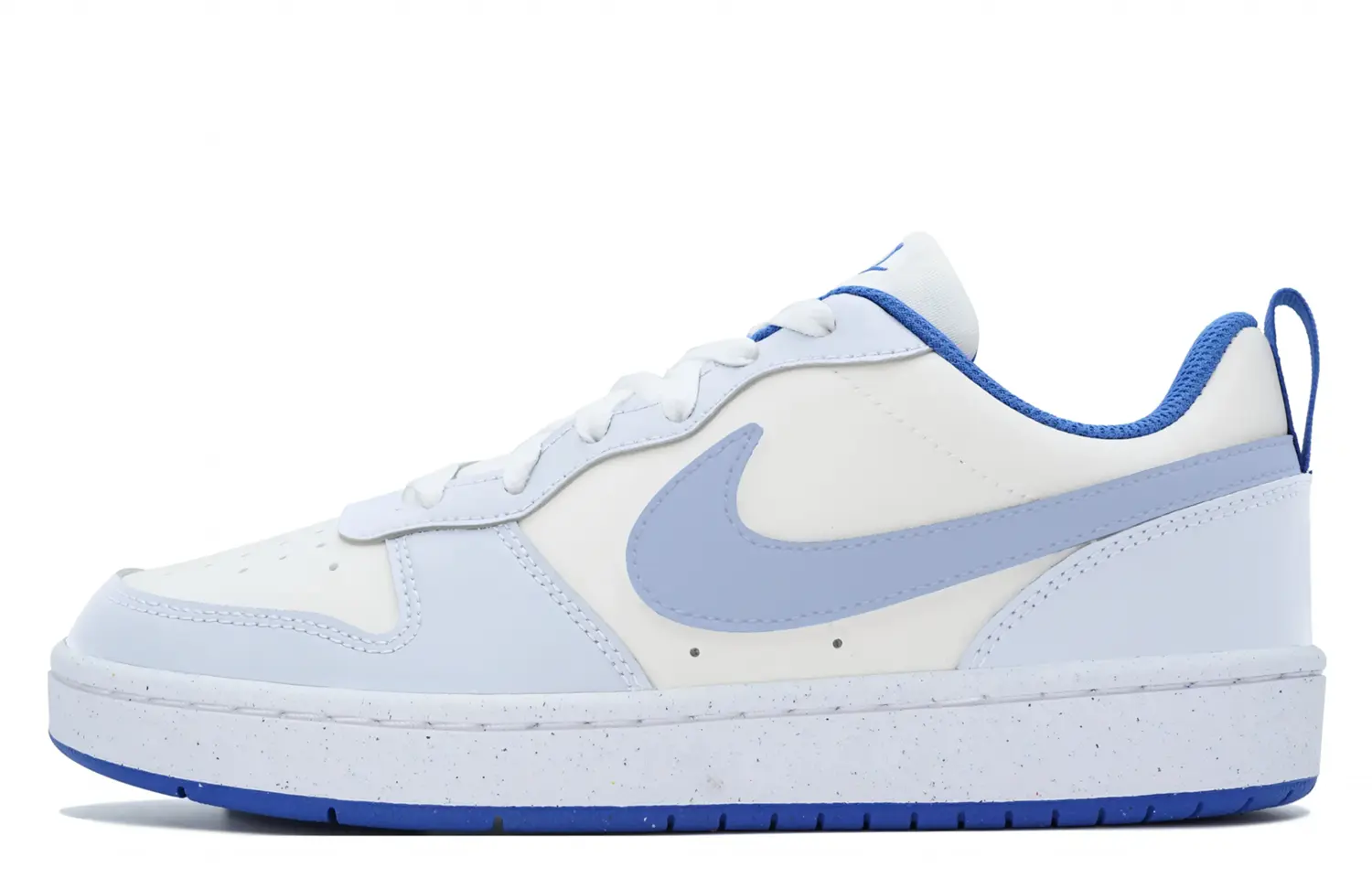 

Детские кроссовки для скейтбординга Court Borough Low Recraft с нескользящей подошвой для подростков Nike, синий/белый