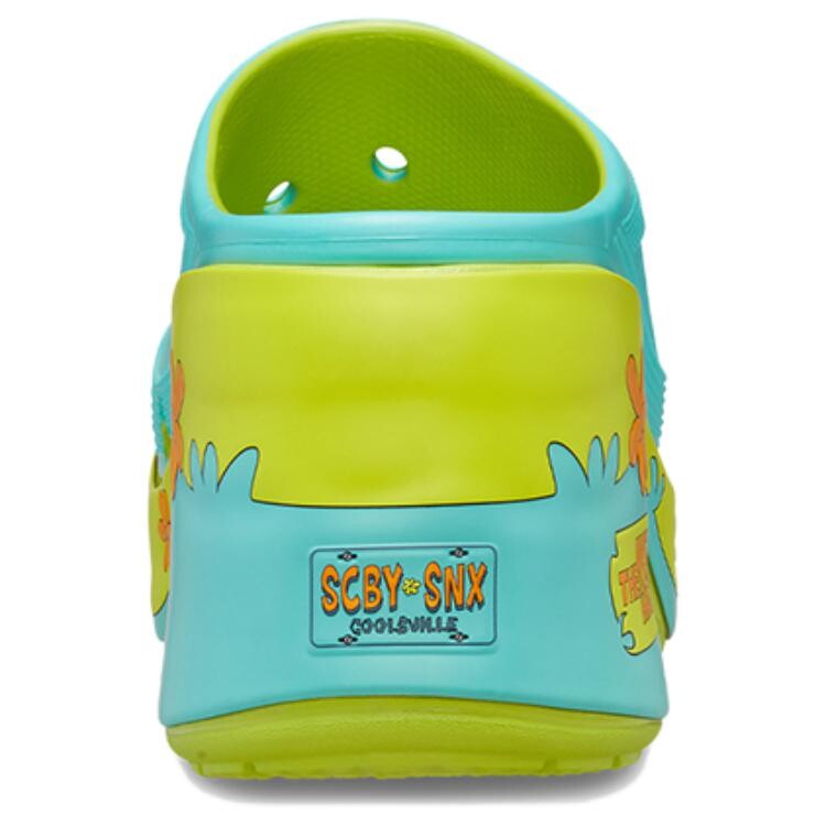 Сабо женские Siren Clog Scooby-Doo! The Mystery Machine Crocs, синий/зеленый — фото 4