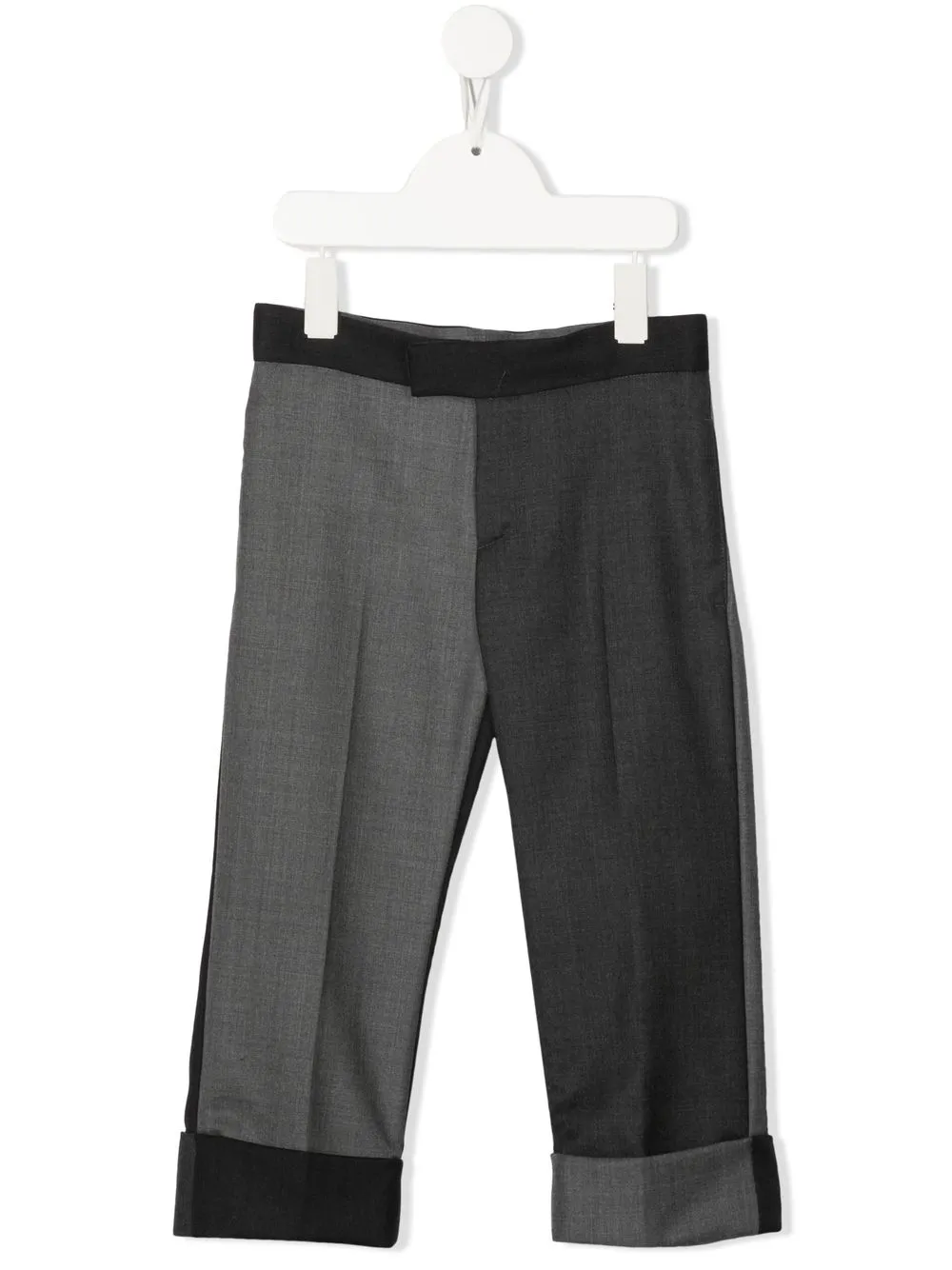 

Брюки строгого кроя Thom Browne Kids, серый