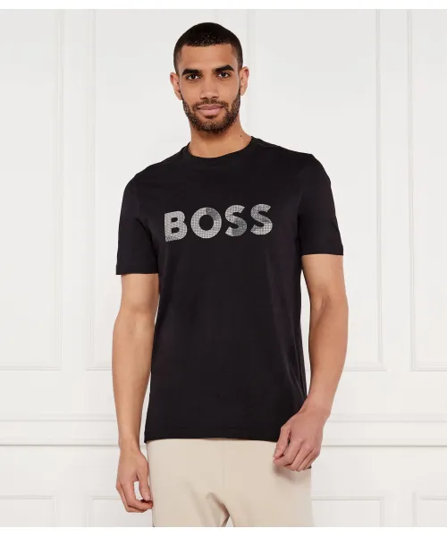 

Футболка «Глэмпинг» Regular fit Boss Green, черный