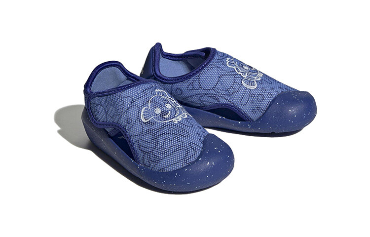 Спортивные кроссовки для плавания TD Low-top Белый/Королевский синий/Папоротниковый зеленый Adidas — фото 3