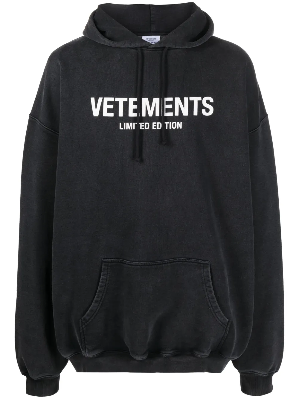 

Худи с логотипом VETEMENTS, черный