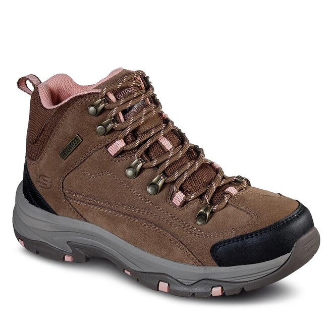 Ботинки женские Skechers TregoAlpine Trail на шнуровке, коричневый