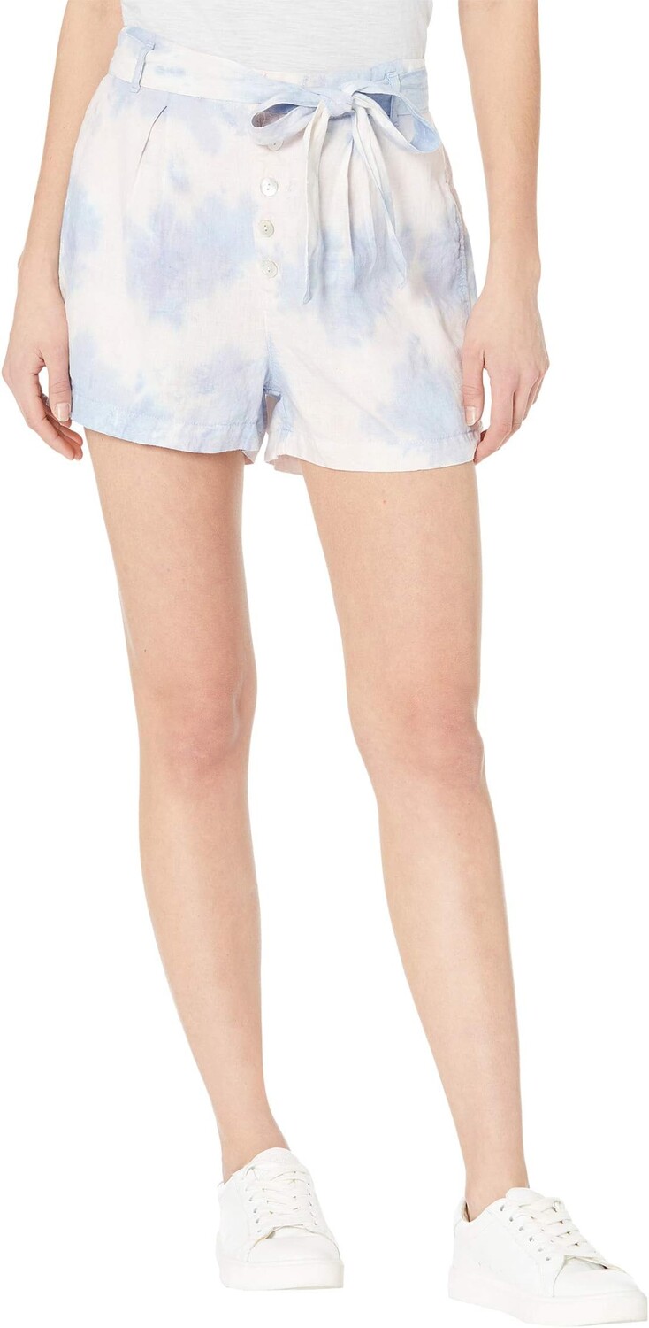 

Шорты bella dahl Belted Button Front Shorts, цвет Galaxy Tie-Dye