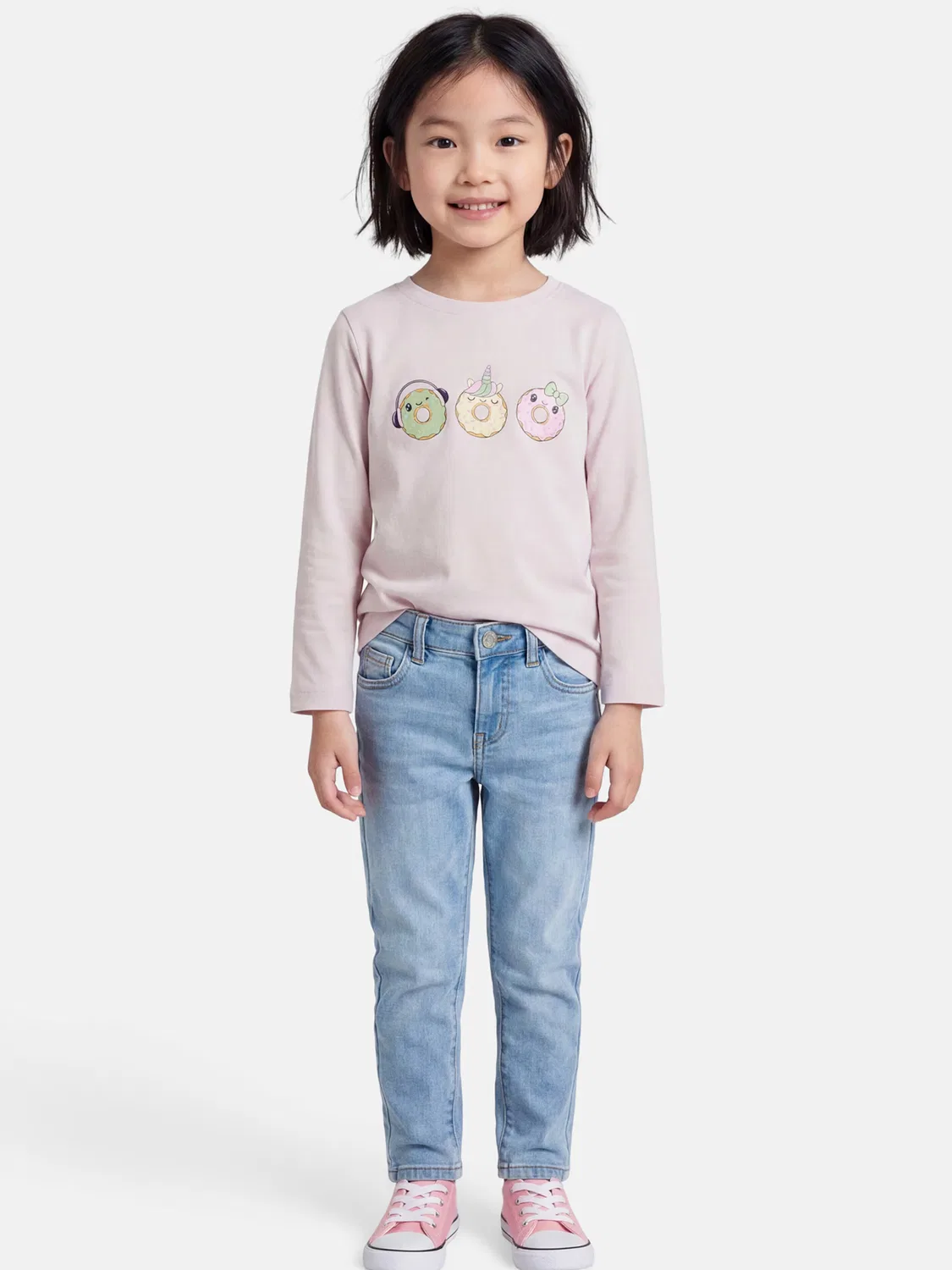 Футболка 'NMFVIOLET' Name It, Navy/Lilac — фото 3